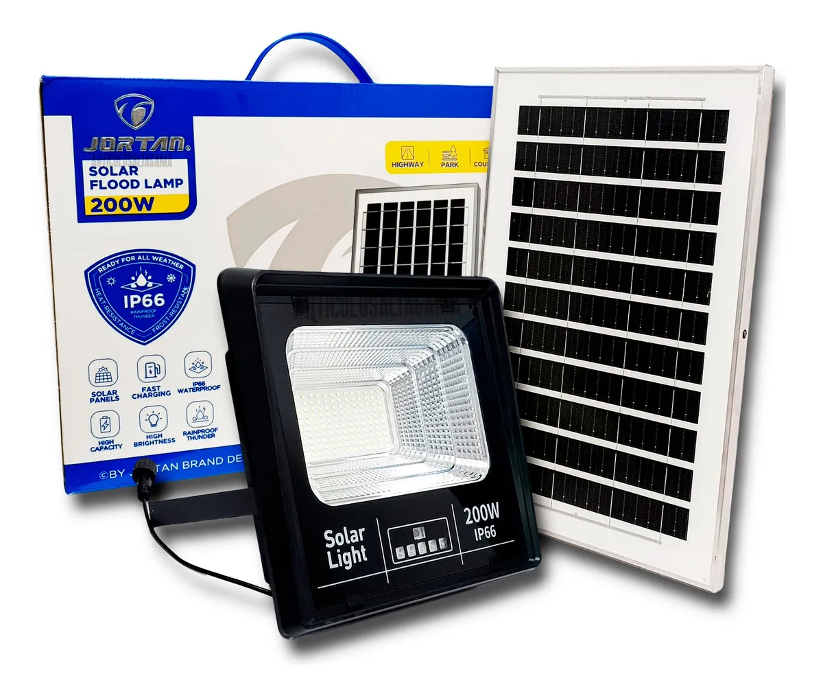 Reflector LED Solar 200W Jortan